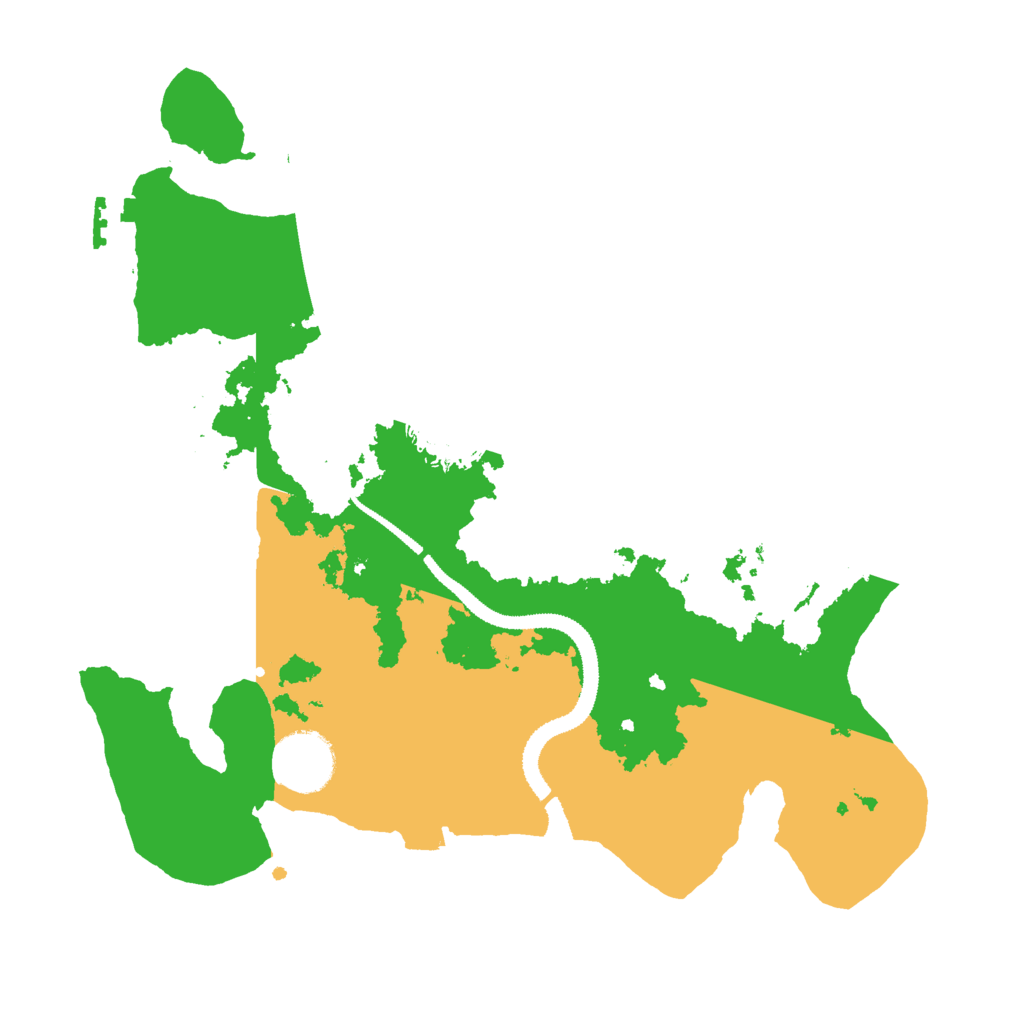 Biome Rust Map: Procedural Map, Size: 3000, Seed: 311583342