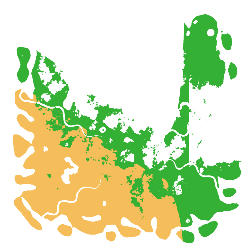 Biome Rust Map: Procedural Map, Size: 6000, Seed: 756439