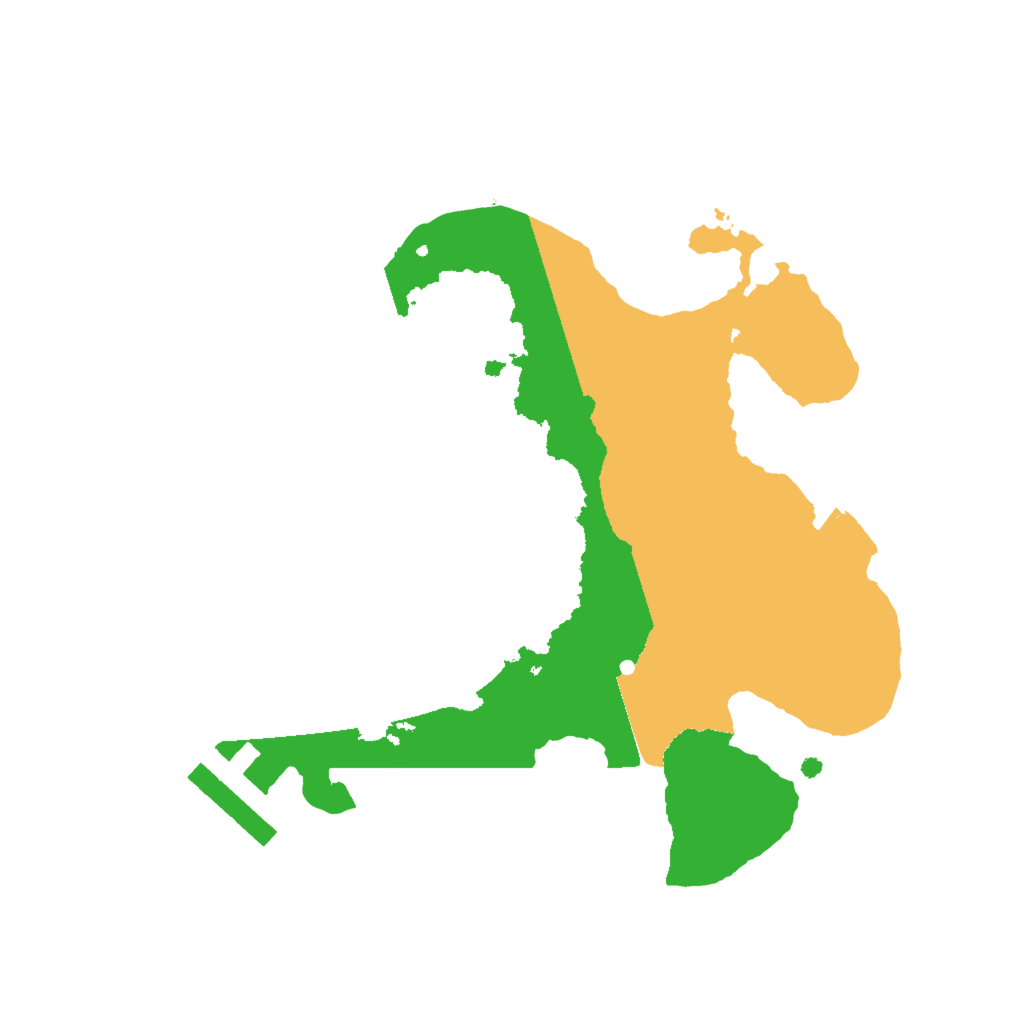 Biome Rust Map: Procedural Map, Size: 2000, Seed: 189656