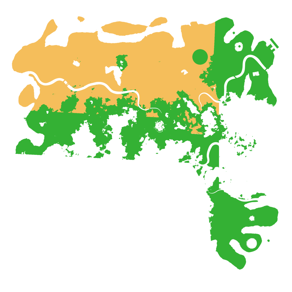 Biome Rust Map: Procedural Map, Size: 5000, Seed: 230994780