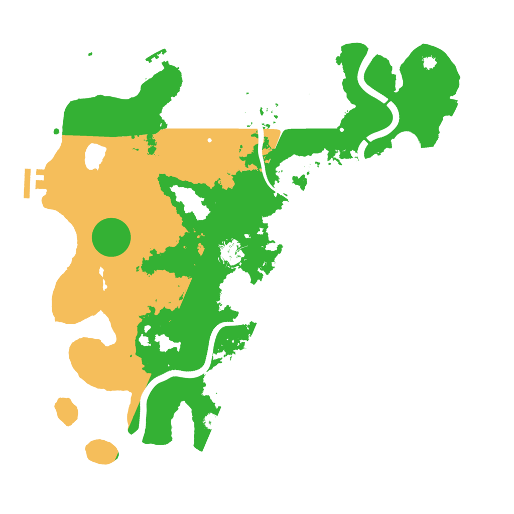 Biome Rust Map: Procedural Map, Size: 3500, Seed: 912349996