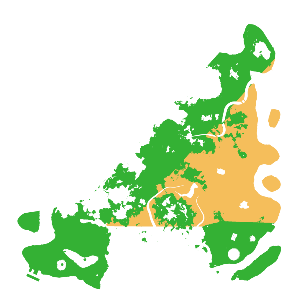 Biome Rust Map: Procedural Map, Size: 4500, Seed: 1068249572