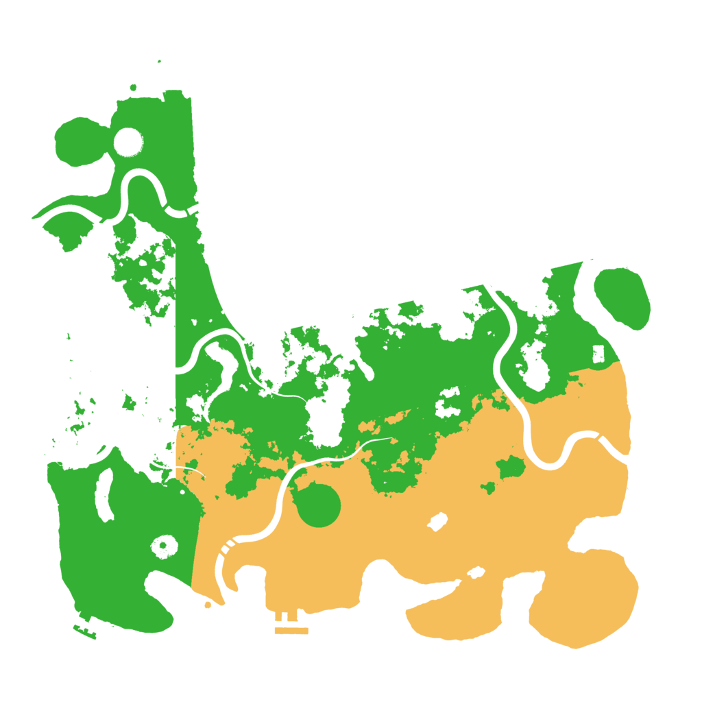 Biome Rust Map: Procedural Map, Size: 4250, Seed: 919921400