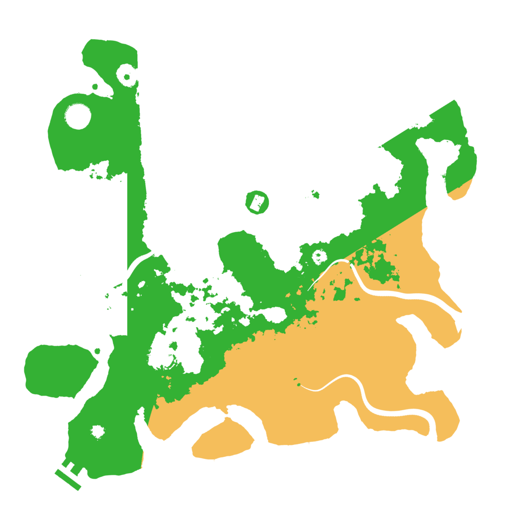 Biome Rust Map: Procedural Map, Size: 3500, Seed: 1988444186