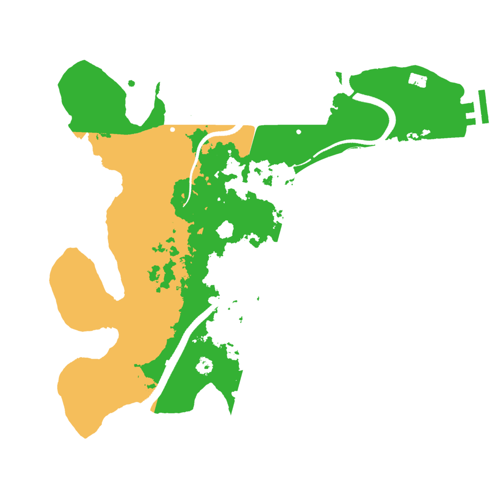 Biome Rust Map: Procedural Map, Size: 3000, Seed: 588260349