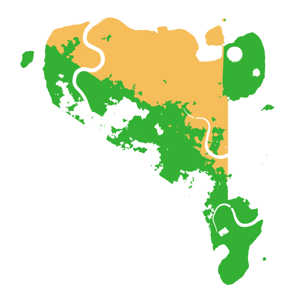 Biome Rust Map: Procedural Map, Size: 3500, Seed: 1638254631