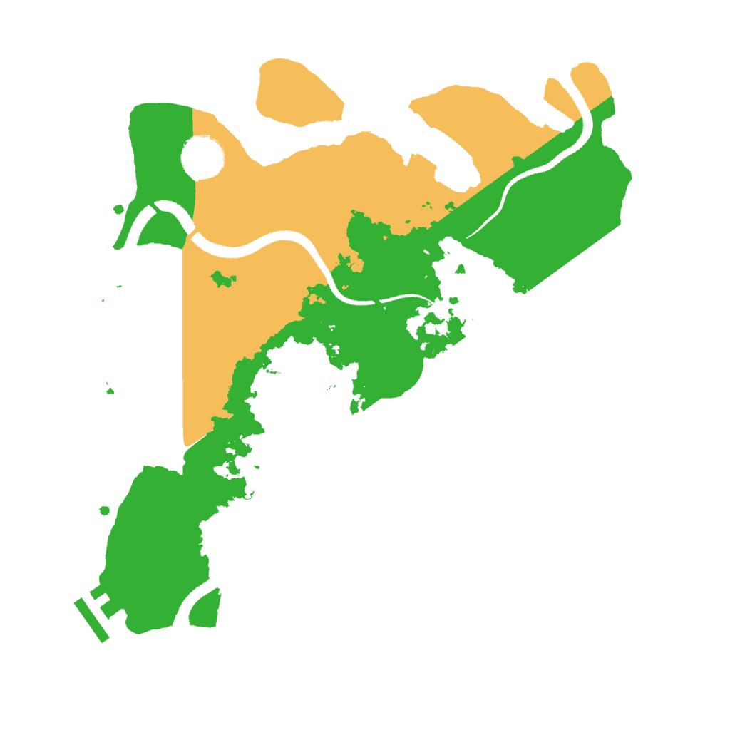 Biome Rust Map: Procedural Map, Size: 3000, Seed: 1887758200