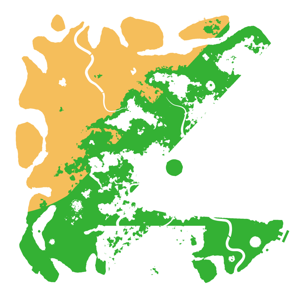 Biome Rust Map: Procedural Map, Size: 4800, Seed: 1149668024