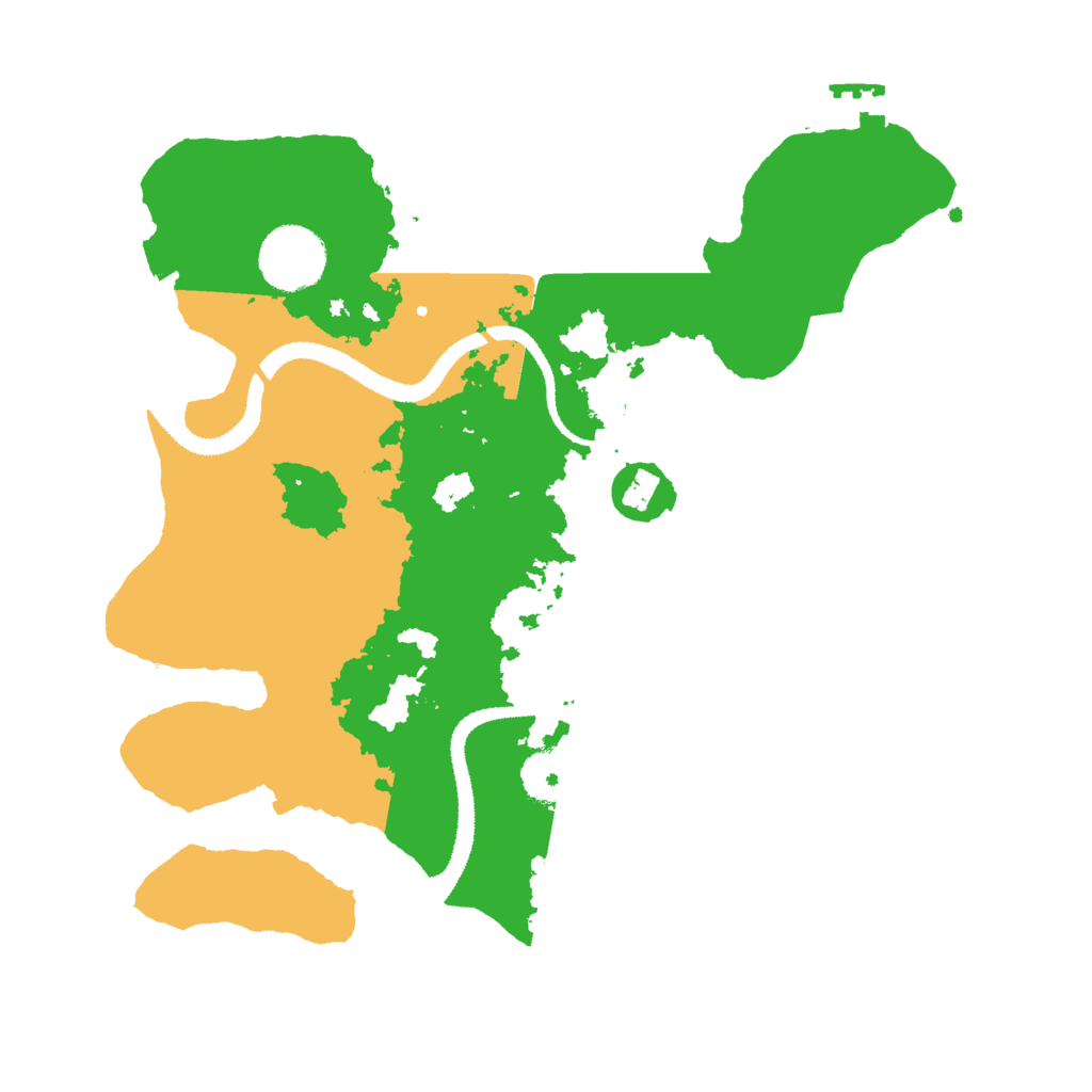 Biome Rust Map: Procedural Map, Size: 3000, Seed: 813324