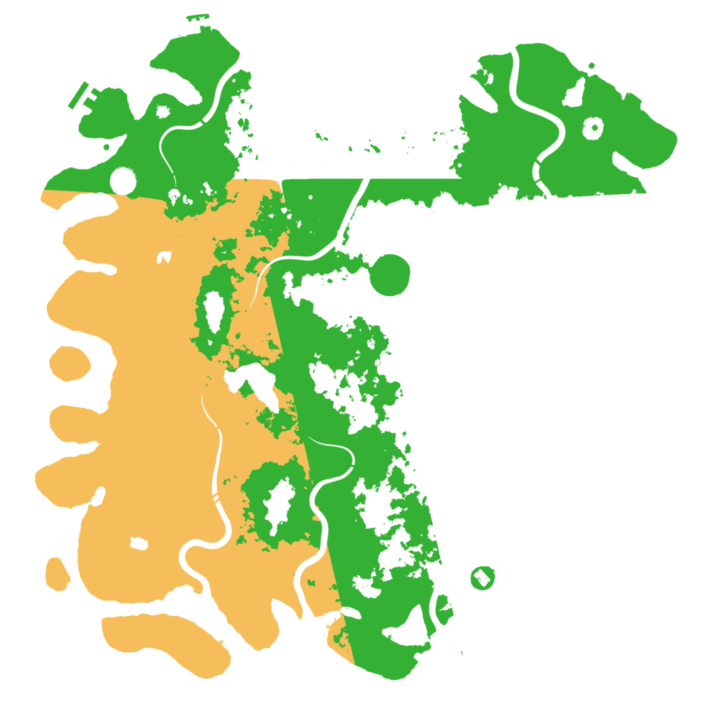 Biome Rust Map: Procedural Map, Size: 4800, Seed: 1669469492