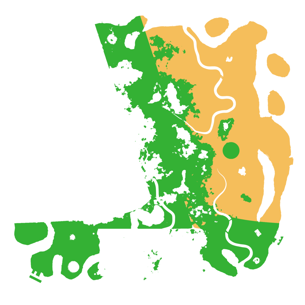 Biome Rust Map: Procedural Map, Size: 4800, Seed: 909001302