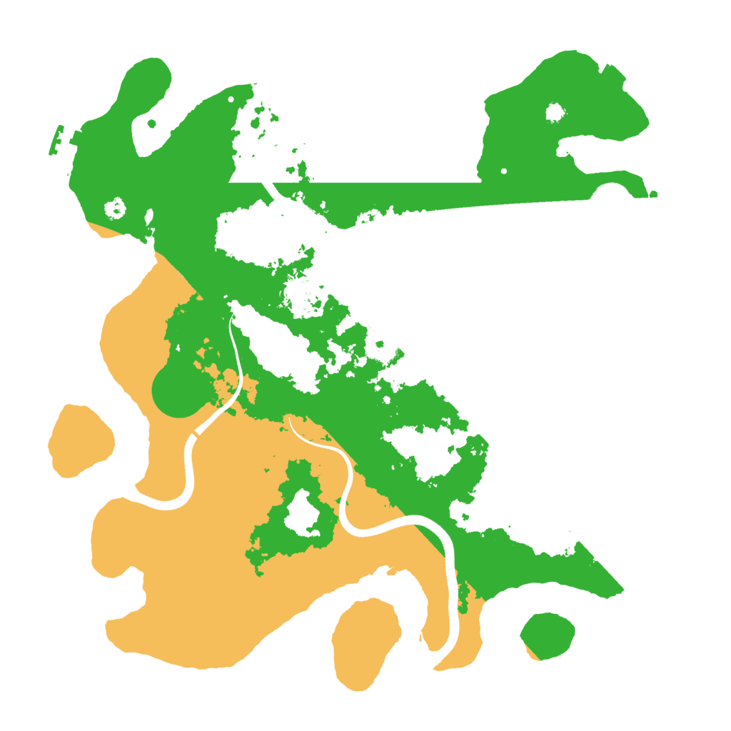 Biome Rust Map: Procedural Map, Size: 3500, Seed: 1117977310