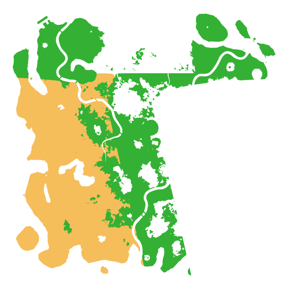Biome Rust Map: Procedural Map, Size: 5000, Seed: 23541155