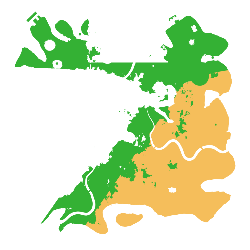 Biome Rust Map: Procedural Map, Size: 4000, Seed: 32842