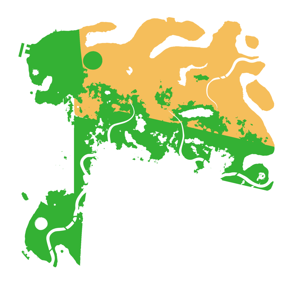 Biome Rust Map: Procedural Map, Size: 4250, Seed: 1368