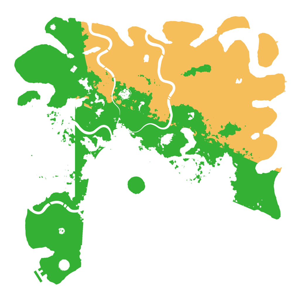 Biome Rust Map: Procedural Map, Size: 4800, Seed: 180386072