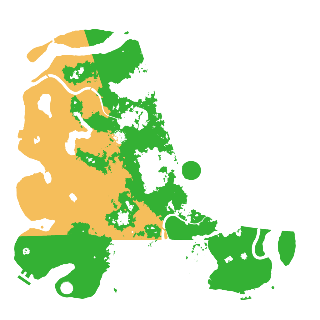 Biome Rust Map: Procedural Map, Size: 4500, Seed: 646020458