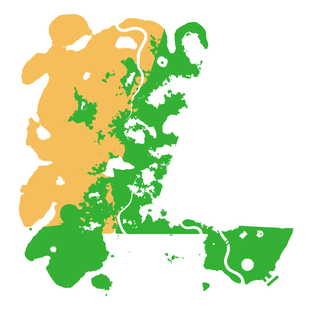 Biome Rust Map: Procedural Map, Size: 4500, Seed: 817214615