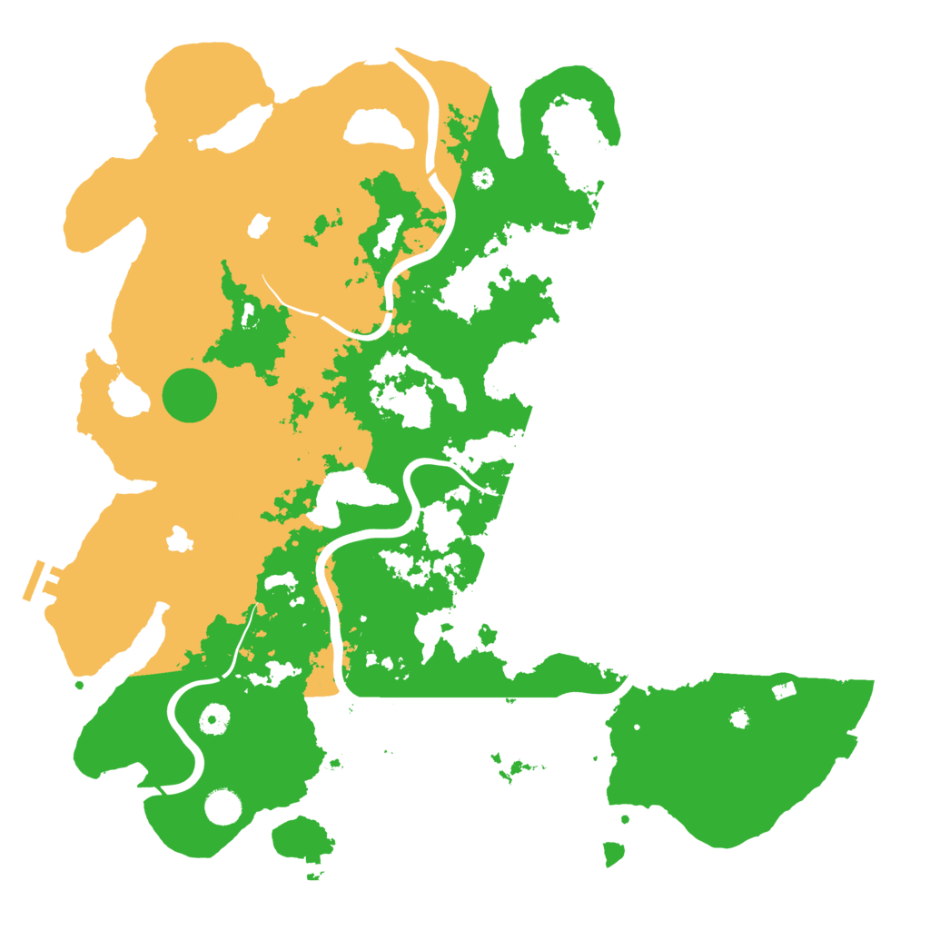 Biome Rust Map: Procedural Map, Size: 4500, Seed: 817214615