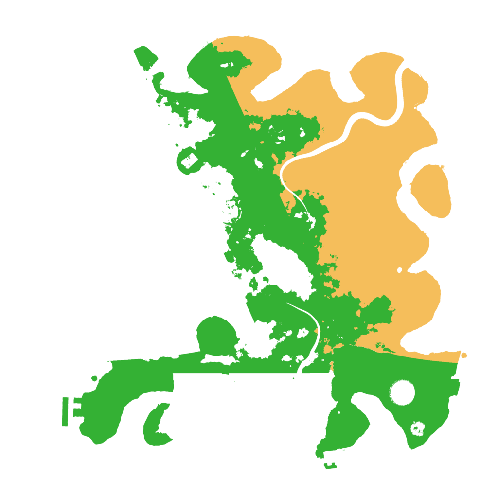 Biome Rust Map: Procedural Map, Size: 3500, Seed: 234607034