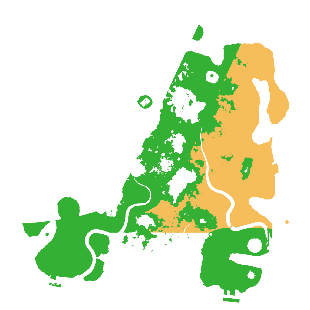 Biome Rust Map: Procedural Map, Size: 3750, Seed: 192278751