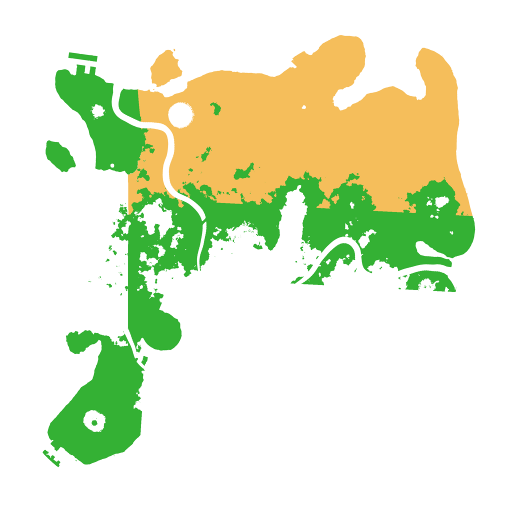 Biome Rust Map: Procedural Map, Size: 3600, Seed: 859949