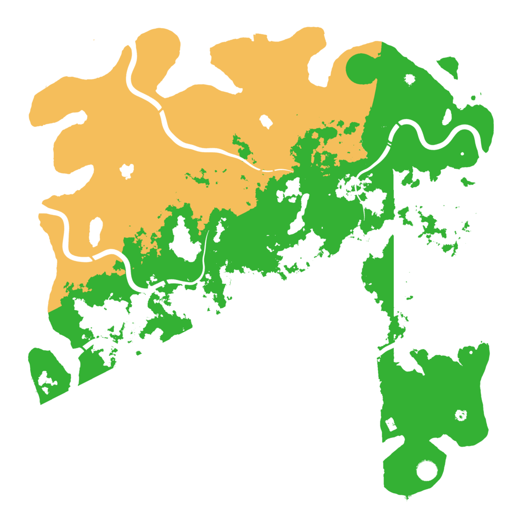 Biome Rust Map: Procedural Map, Size: 4500, Seed: 1446487099
