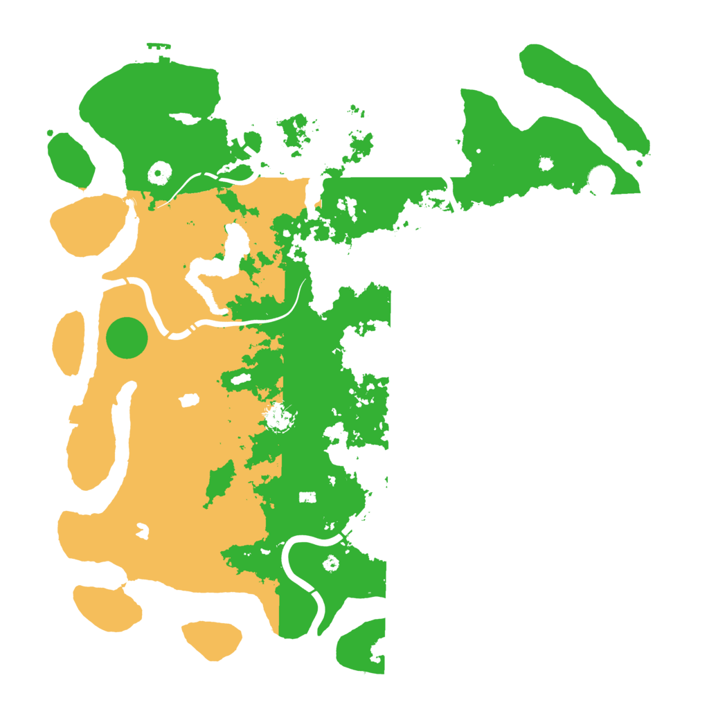 Biome Rust Map: Procedural Map, Size: 4500, Seed: 701731538