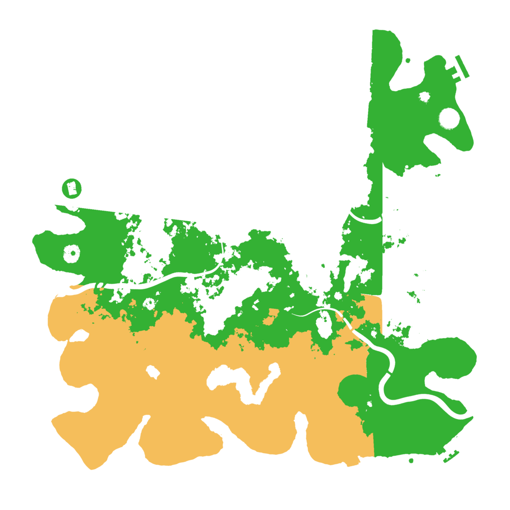 Biome Rust Map: Procedural Map, Size: 4300, Seed: 644552019