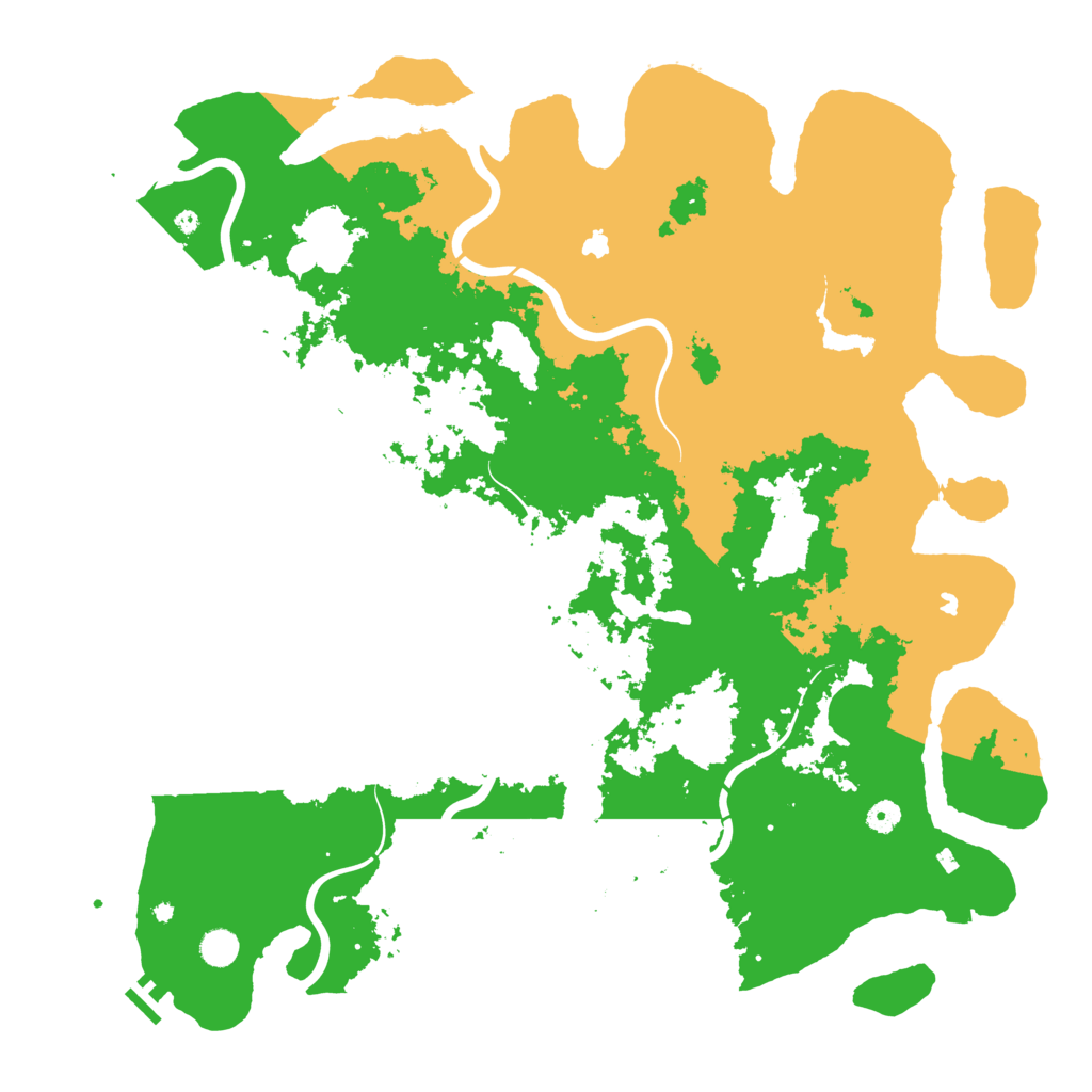 Biome Rust Map: Procedural Map, Size: 5000, Seed: 1069658367