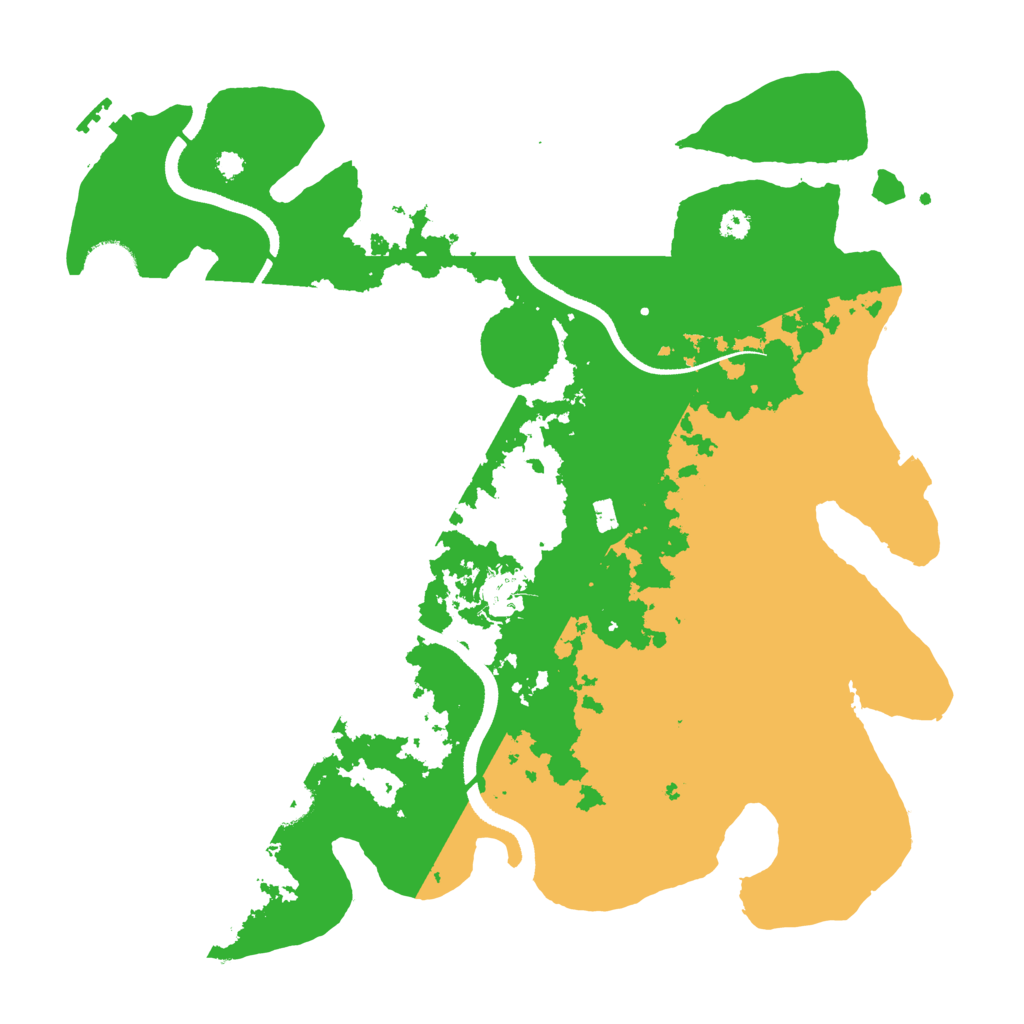 Biome Rust Map: Procedural Map, Size: 3500, Seed: 1607589041