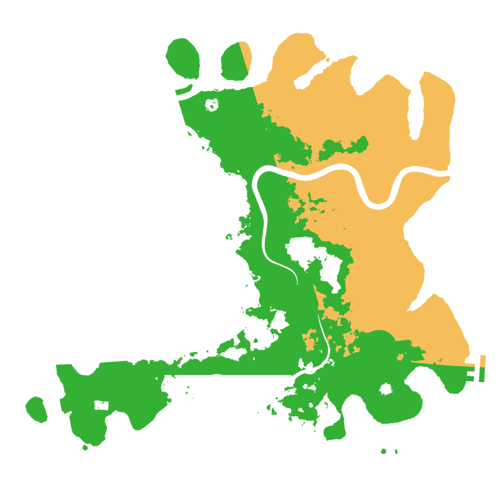 Biome Rust Map: Procedural Map, Size: 3750, Seed: 663344507