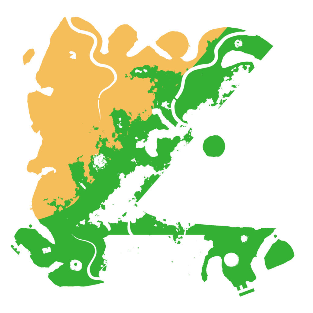 Biome Rust Map: Procedural Map, Size: 4000, Seed: 290327