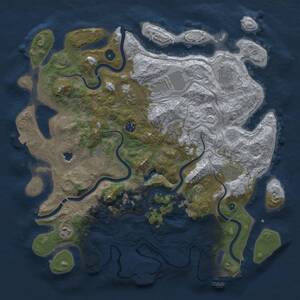 Thumbnail Rust Map: Procedural Map, Size: 4250, Seed: 1288862544, 15 Monuments