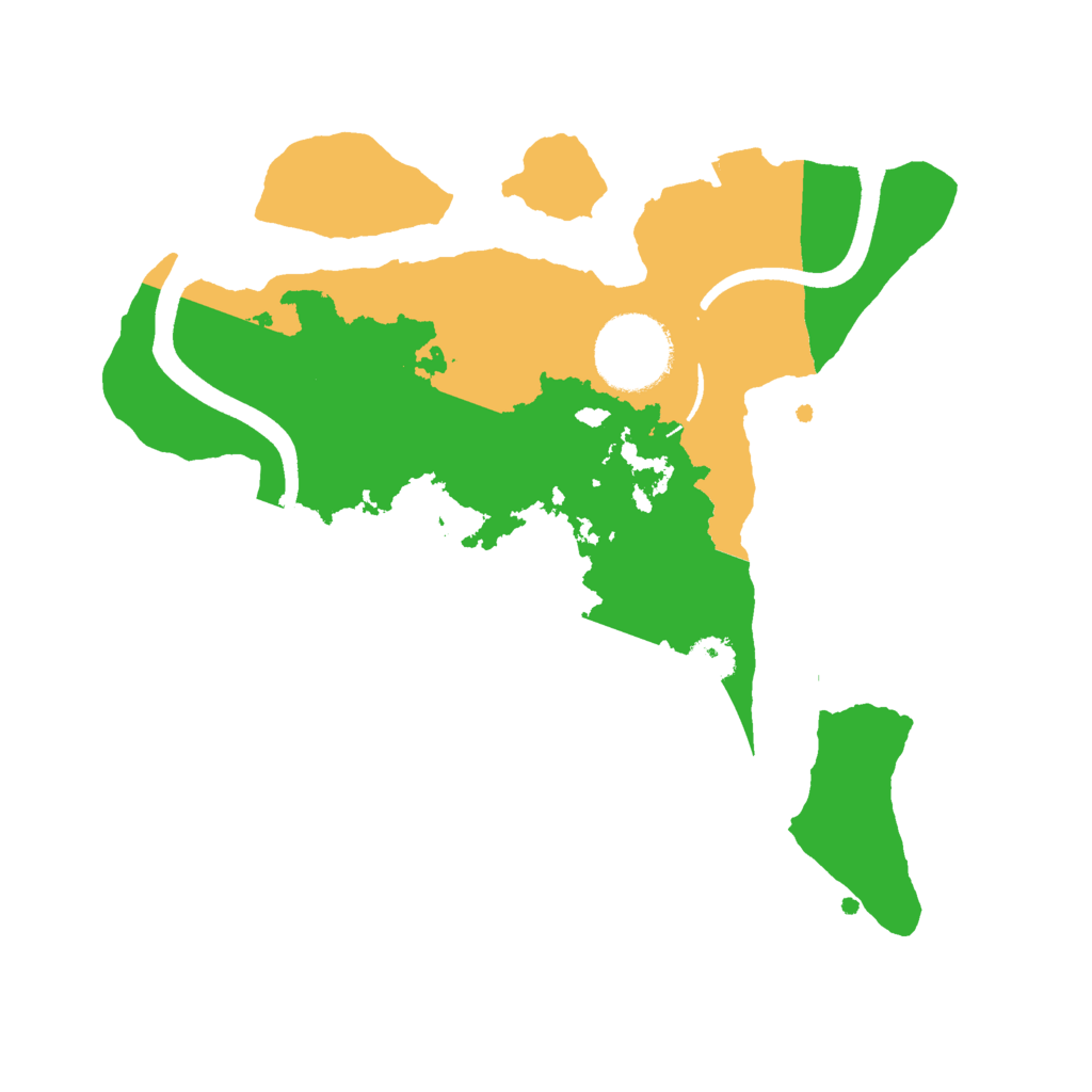 Biome Rust Map: Procedural Map, Size: 2500, Seed: 1056412262