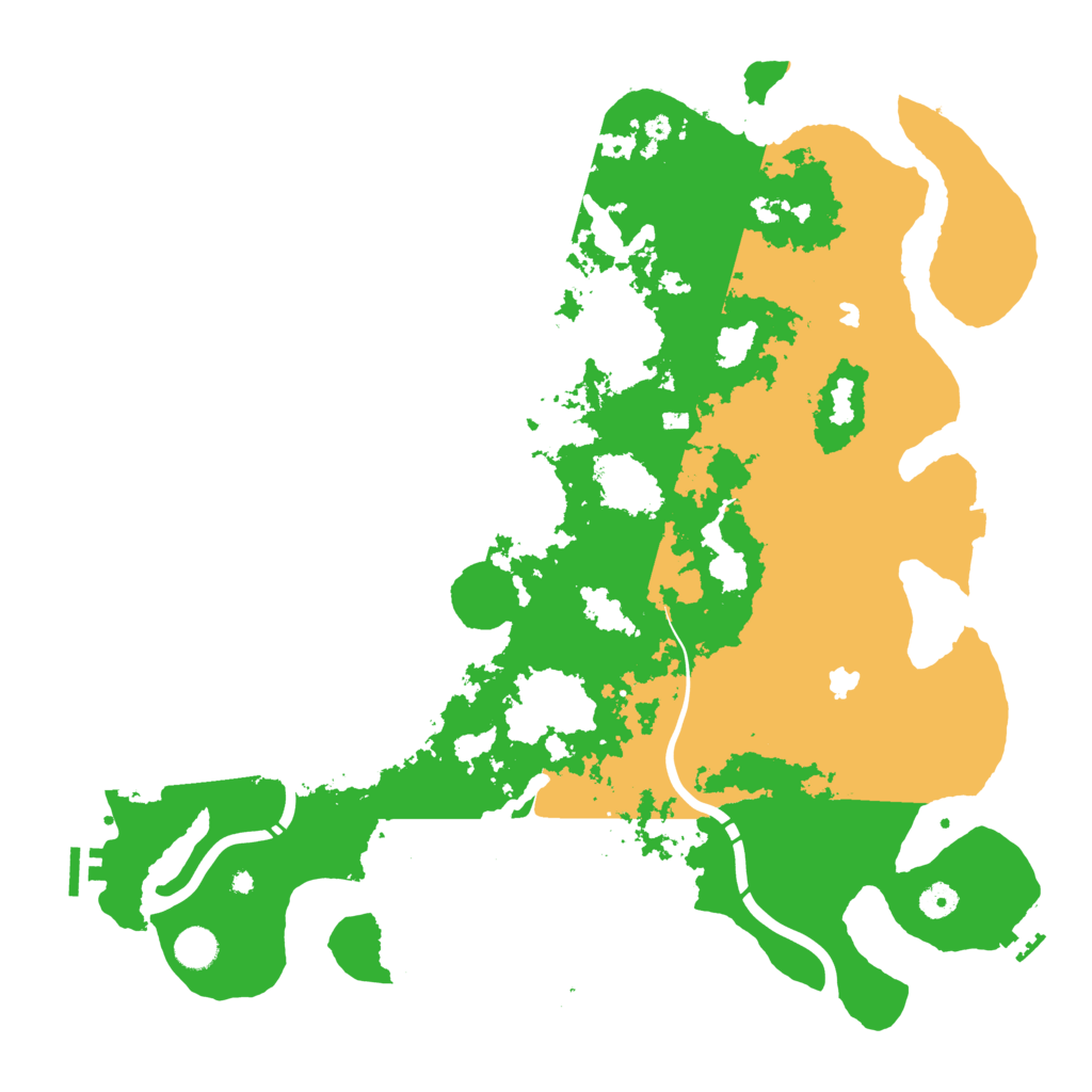 Biome Rust Map: Procedural Map, Size: 4500, Seed: 353687443