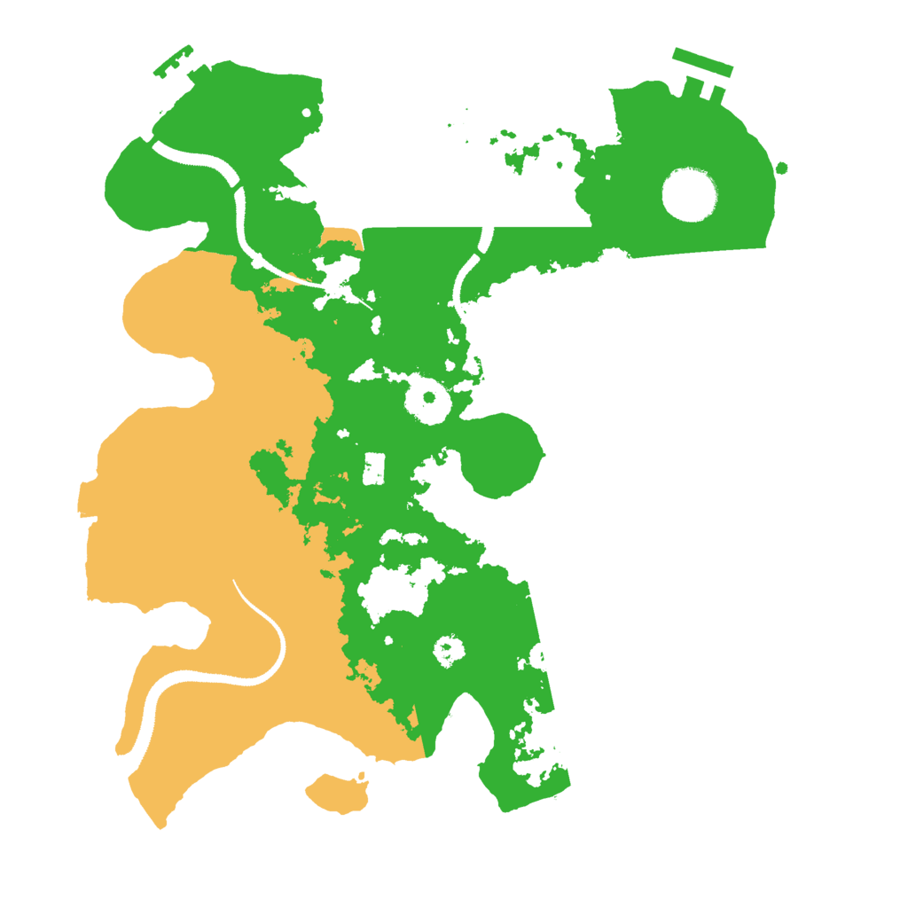 Biome Rust Map: Procedural Map, Size: 3000, Seed: 323453031