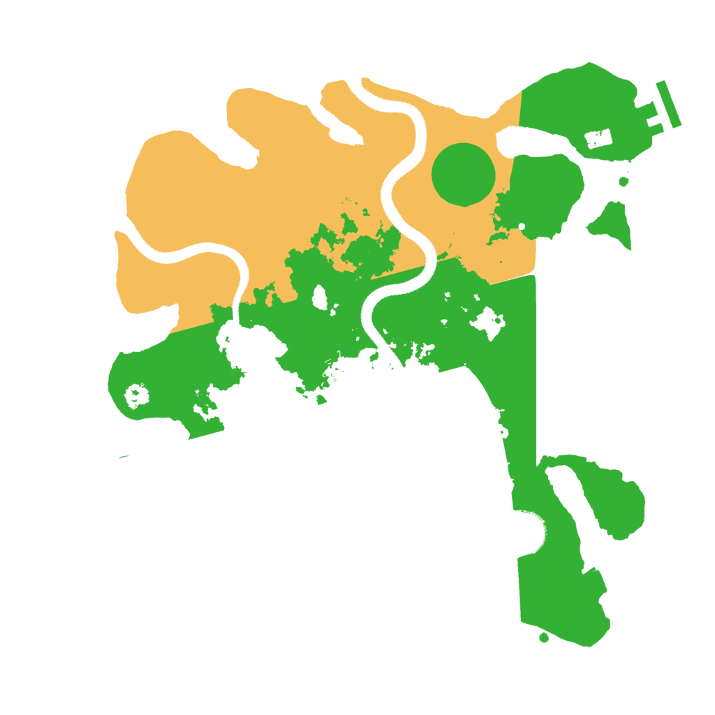 Biome Rust Map: Procedural Map, Size: 3000, Seed: 1995082331