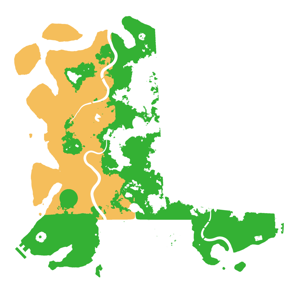 Biome Rust Map: Procedural Map, Size: 4250, Seed: 877411394