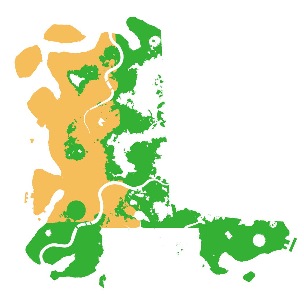 Biome Rust Map: Procedural Map, Size: 4250, Seed: 877411394