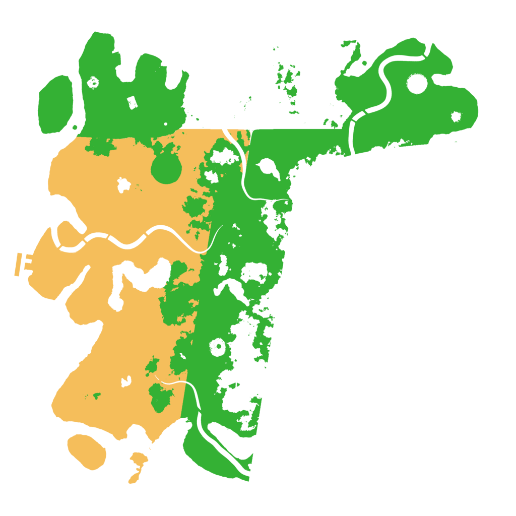 Biome Rust Map: Procedural Map, Size: 4500, Seed: 537023397