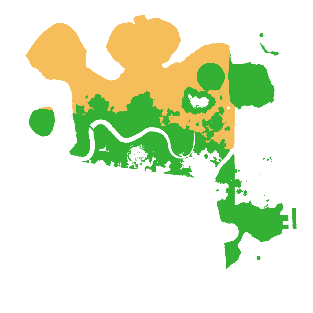 Biome Rust Map: Procedural Map, Size: 3000, Seed: 1300193288