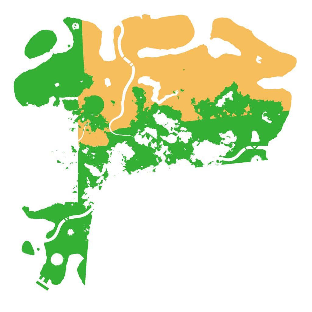 Biome Rust Map: Procedural Map, Size: 4500, Seed: 885582977