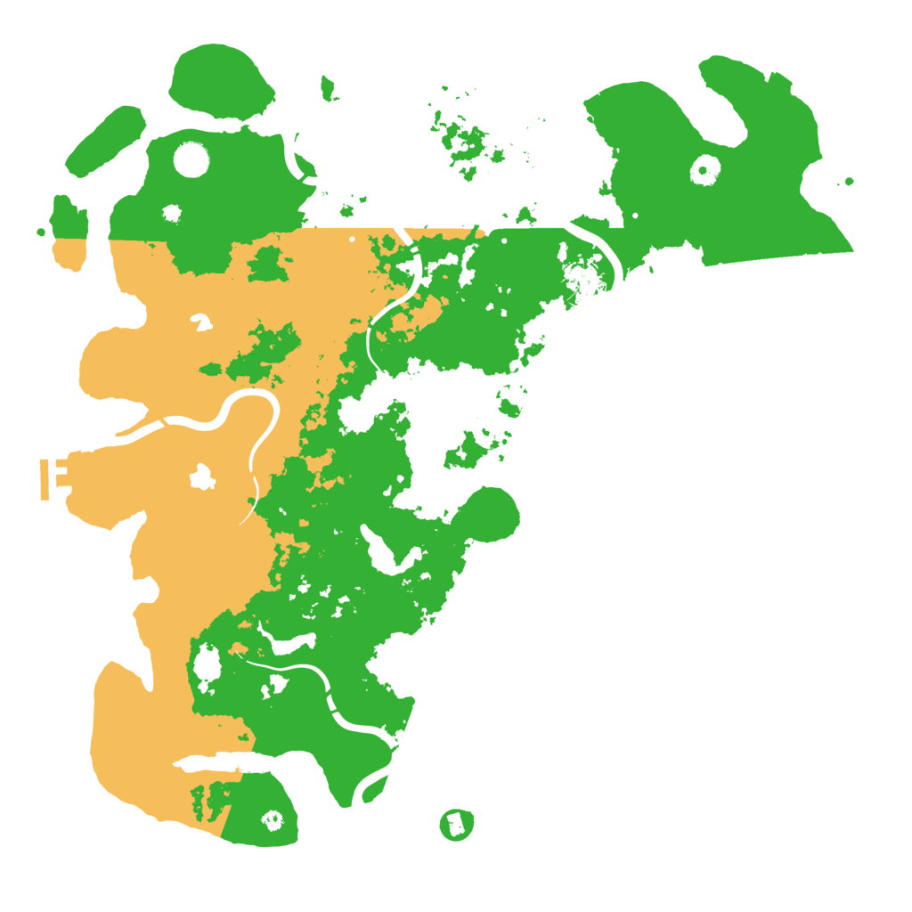 Biome Rust Map: Procedural Map, Size: 4500, Seed: 1354816608