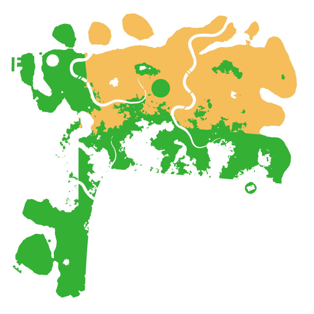 Biome Rust Map: Procedural Map, Size: 4500, Seed: 968999056