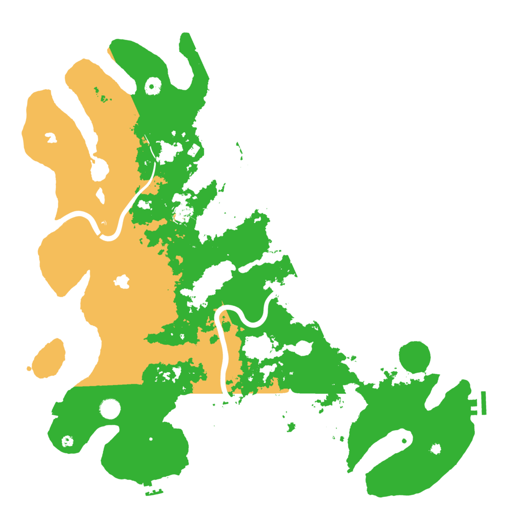 Biome Rust Map: Procedural Map, Size: 4500, Seed: 1762903030