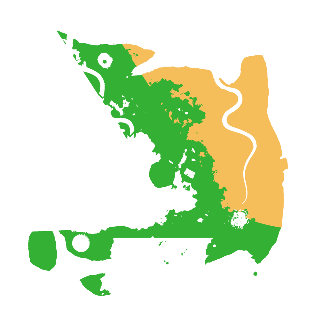 Biome Rust Map: Procedural Map, Size: 3250, Seed: 1091389211