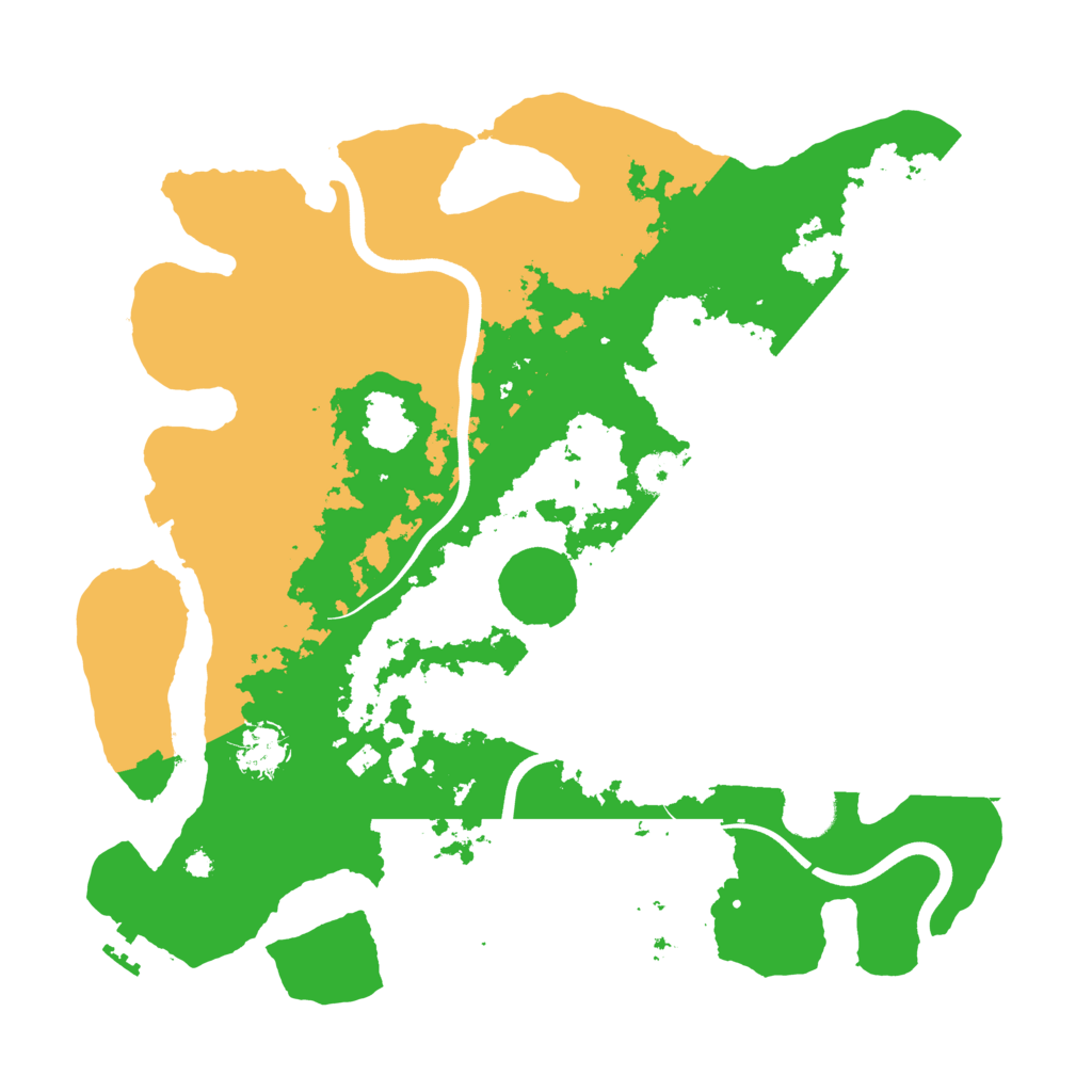 Biome Rust Map: Procedural Map, Size: 3750, Seed: 5713874