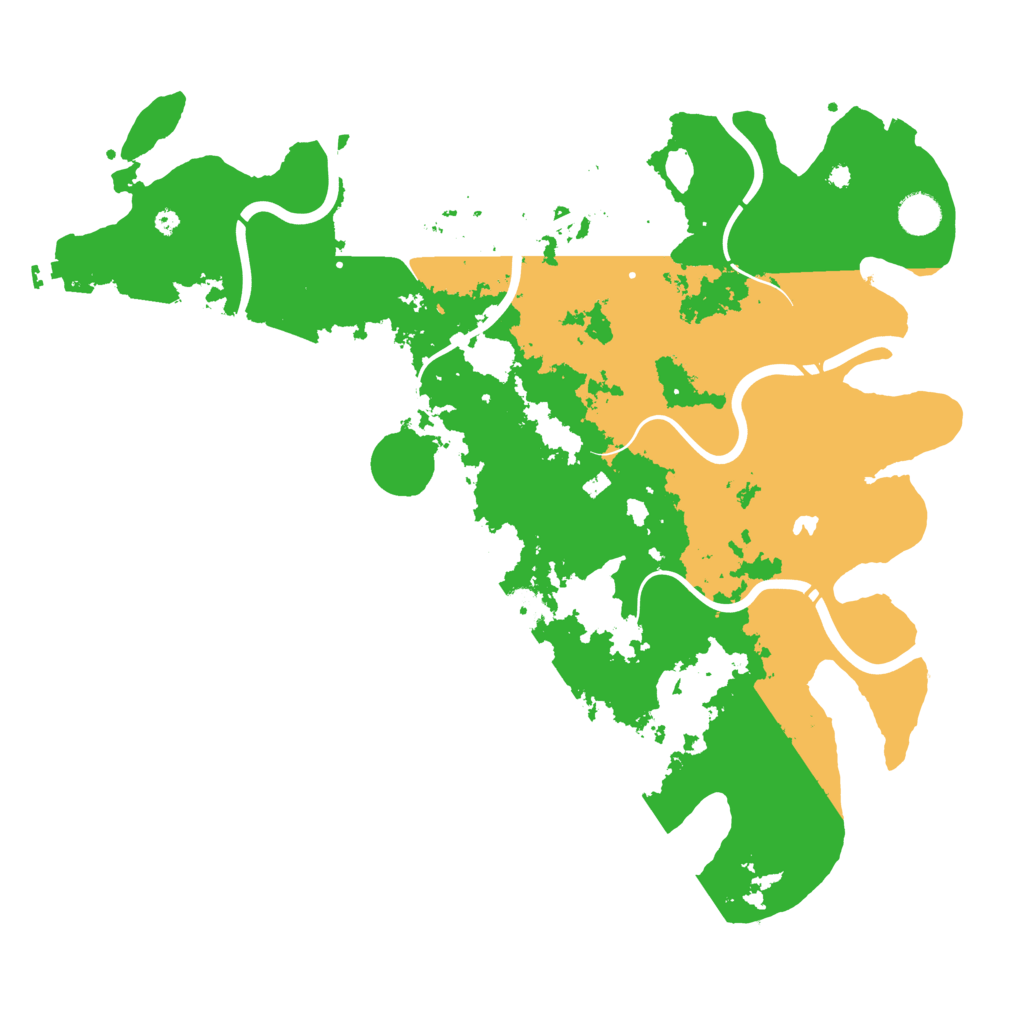 Biome Rust Map: Procedural Map, Size: 4250, Seed: 500669118