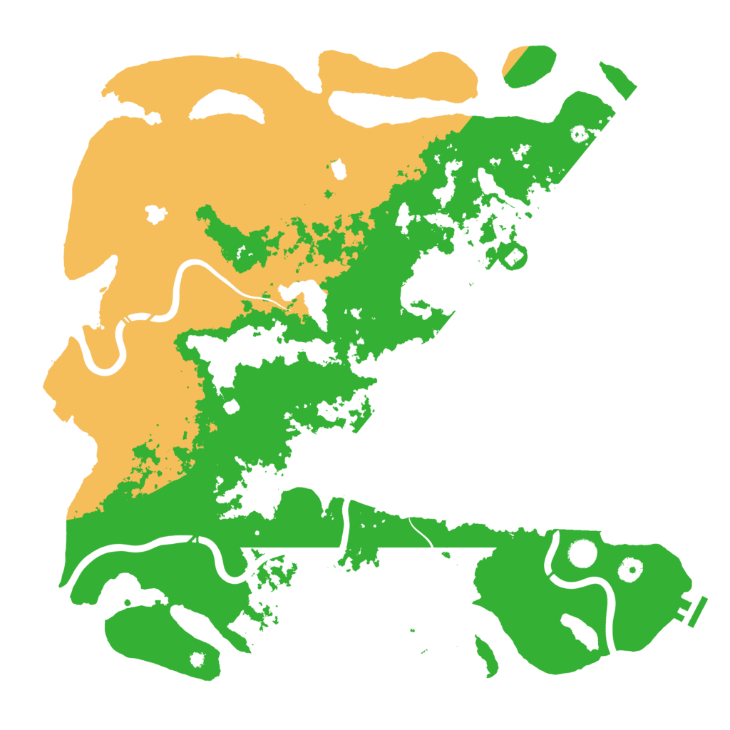 Biome Rust Map: Procedural Map, Size: 4500, Seed: 1506748961